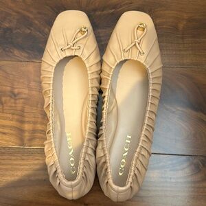 Never Worn Pink Coach Flat - Women Size 7.5